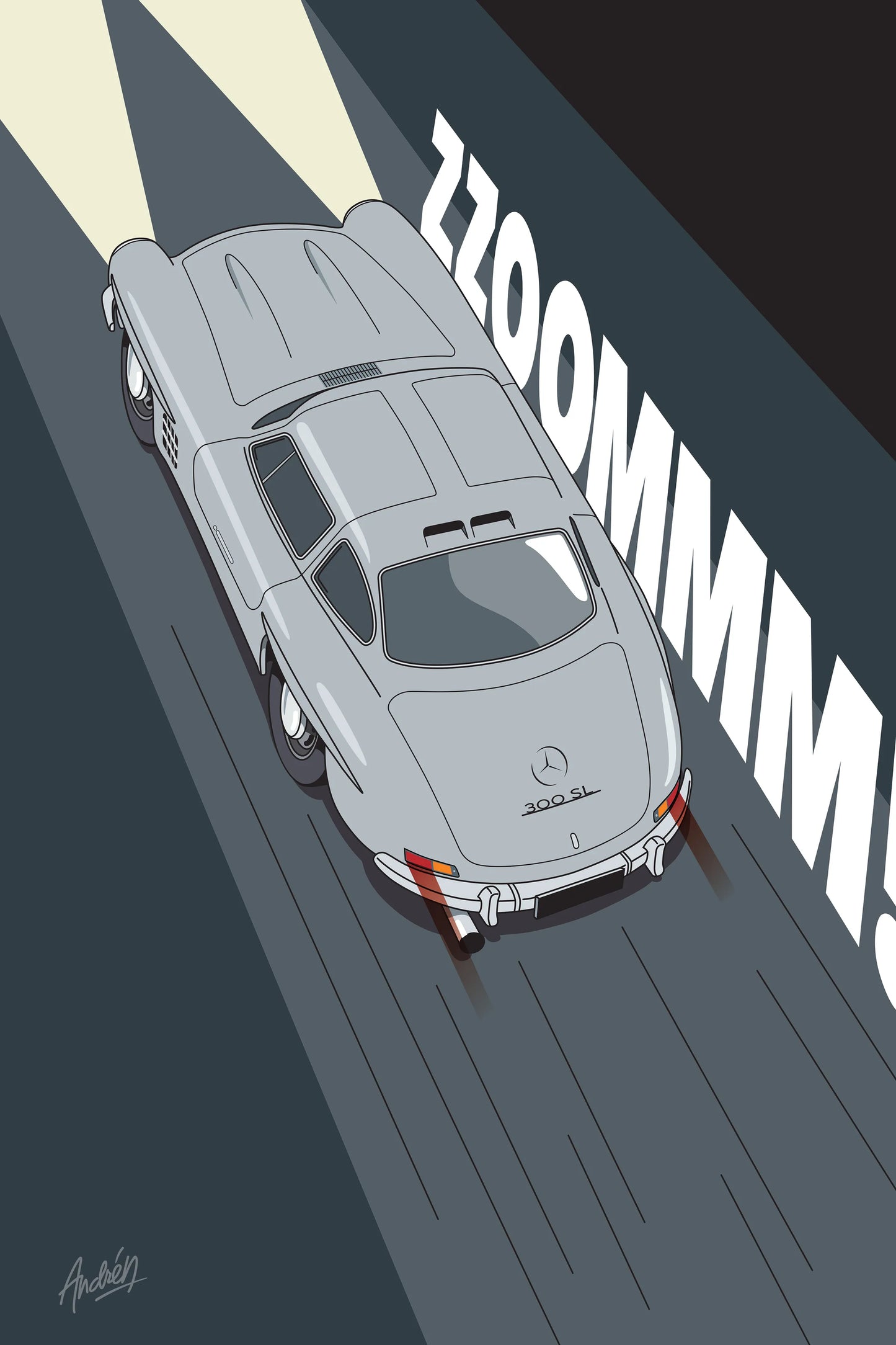 The Silver Sports Car