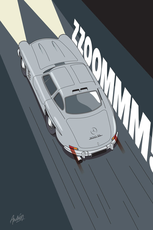 The Silver Sports Car